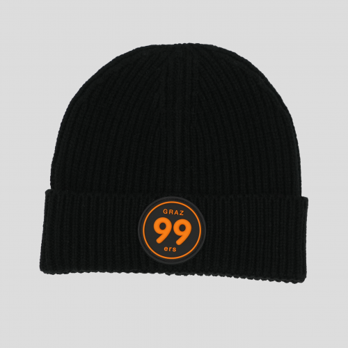 Haube Schwarz Strick